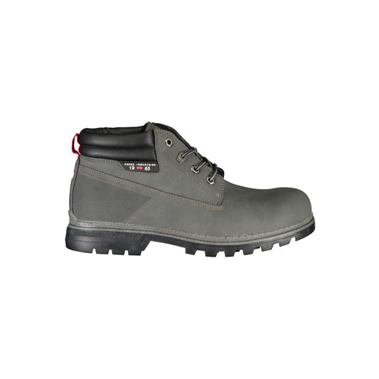 Carrera Gray Polyester Mens Boot - HBPS Beauty & Fashion