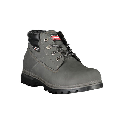 Carrera Gray Polyester Mens Boot - HBPS Beauty & Fashion