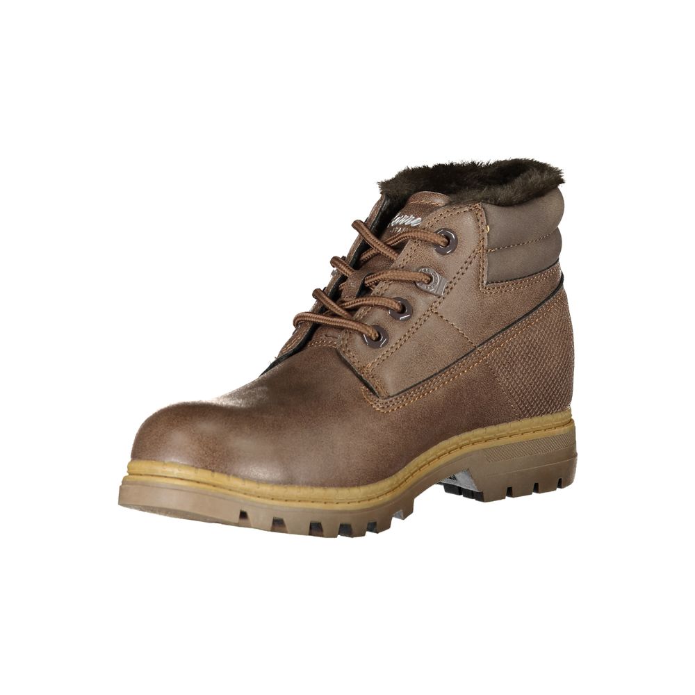 Carrera Marrone Poliuretano Woman Ankle Boot - HBPS Beauty & Fashion