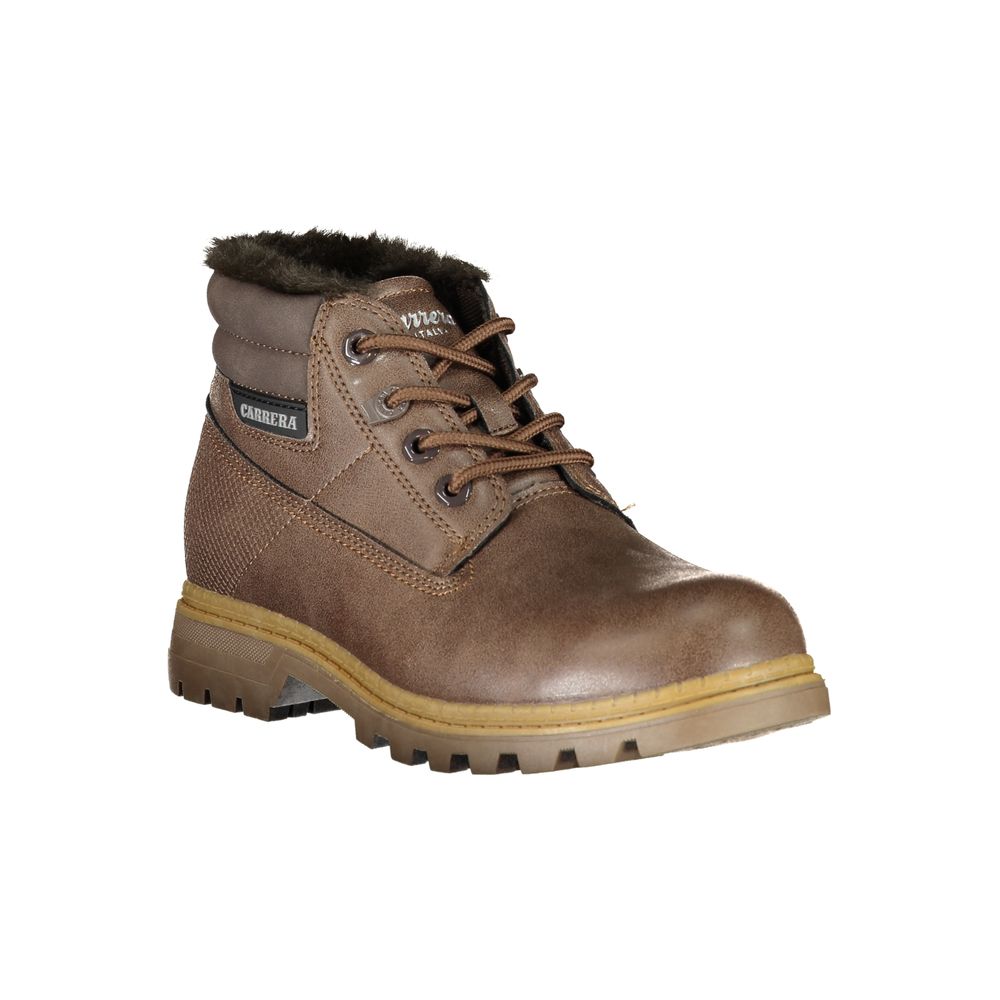 Carrera Marrone Poliuretano Woman Ankle Boot - HBPS Beauty & Fashion