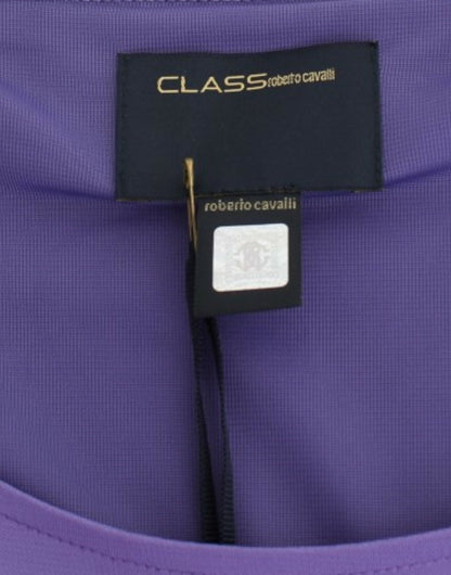 Cavalli Purple longsleeved dress - HBPS Beauty & Fashion