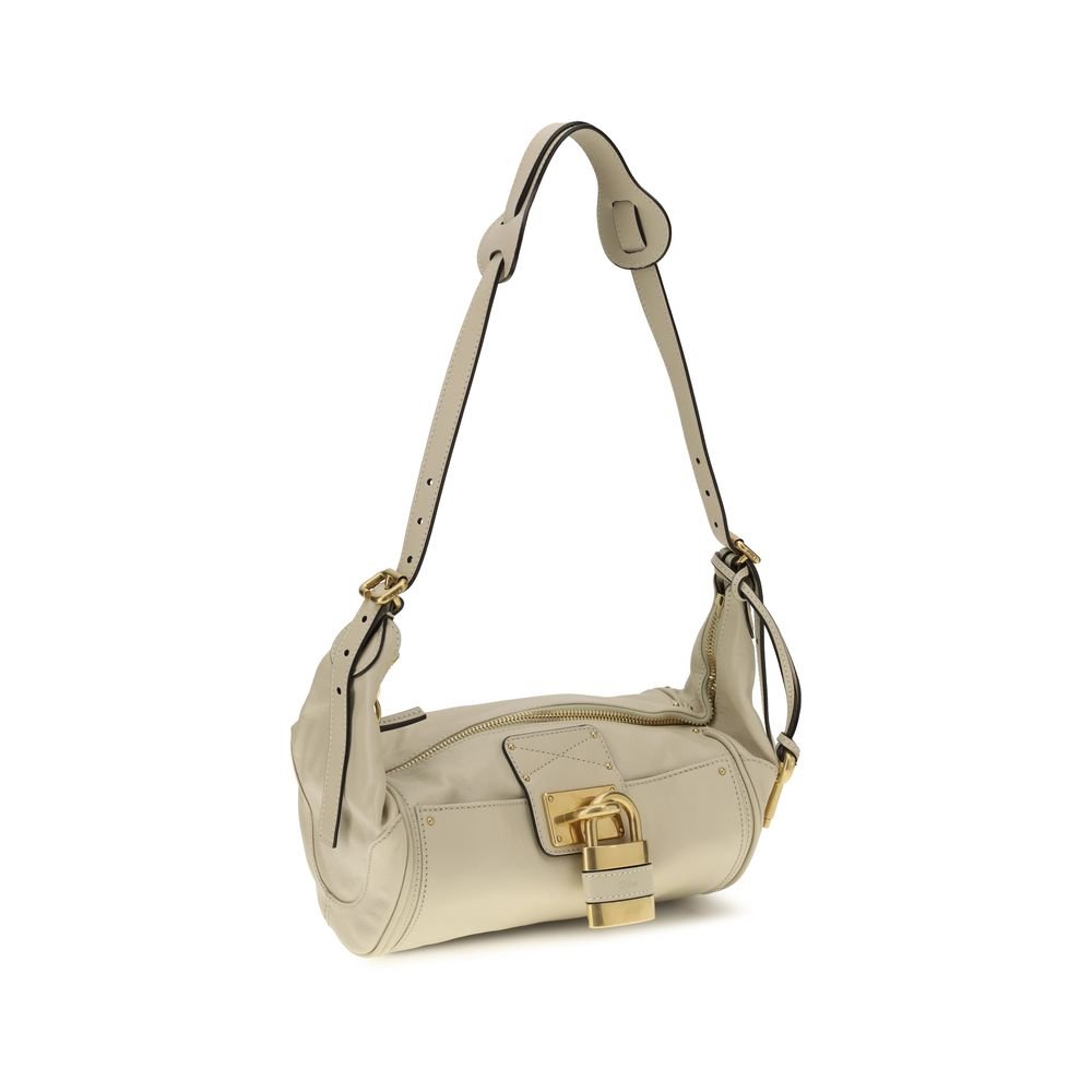 Chloé Beige Calf Leather Bos Taurus Shoulder Bag - HBPS Beauty & Fashion