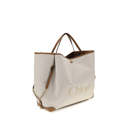 Chloé Beige Cotton Shoulder Bag - HBPS Beauty & Fashion