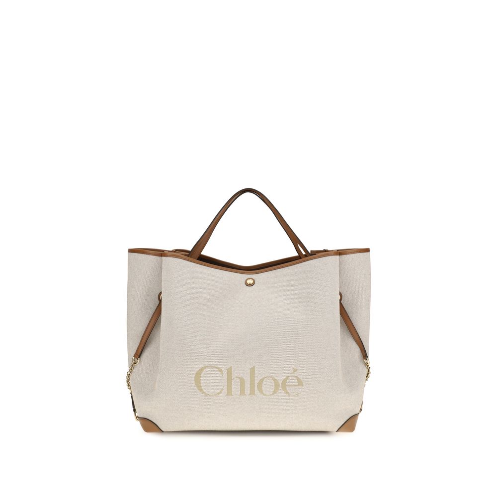 Chloé Beige Cotton Shoulder Bag - HBPS Beauty & Fashion