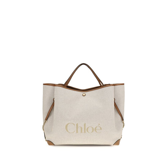 Chloé Beige Cotton Shoulder Bag - HBPS Beauty & Fashion