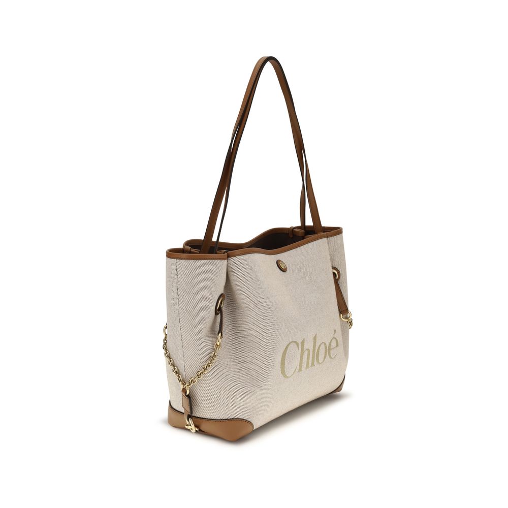 Chloé Beige Cotton Shoulder Bag - HBPS Beauty & Fashion