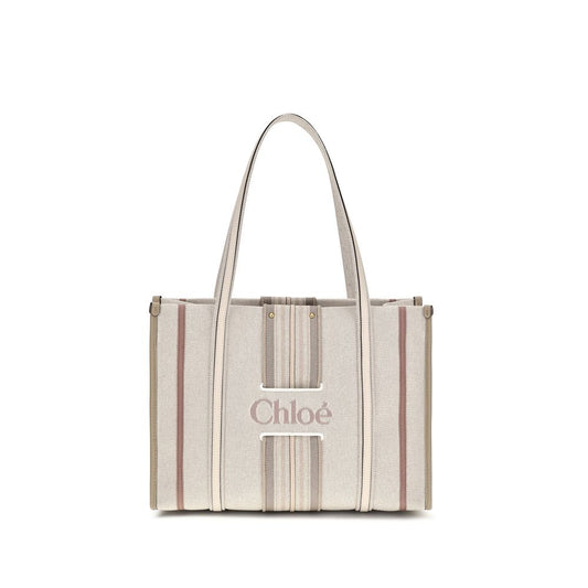 Chloé Beige Cotton Shoulder Bag - HBPS Beauty & Fashion