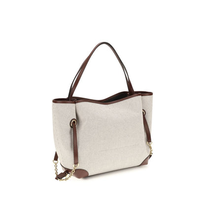 Chloé Beige Cotton Shoulder Bag - HBPS Beauty & Fashion