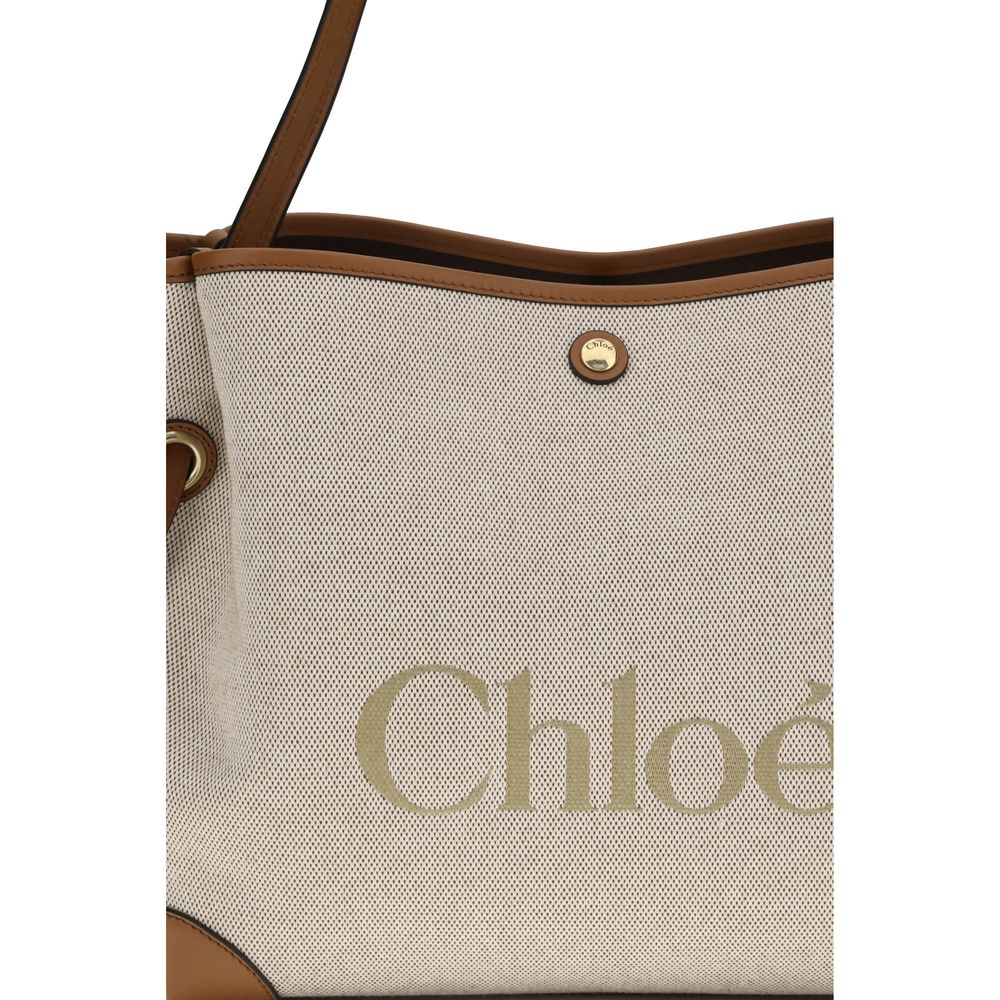 Chloé Beige Cotton Shoulder Bag - HBPS Beauty & Fashion
