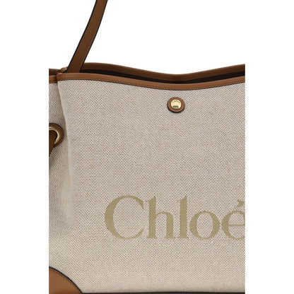 Chloé Beige Cotton Shoulder Bag - HBPS Beauty & Fashion