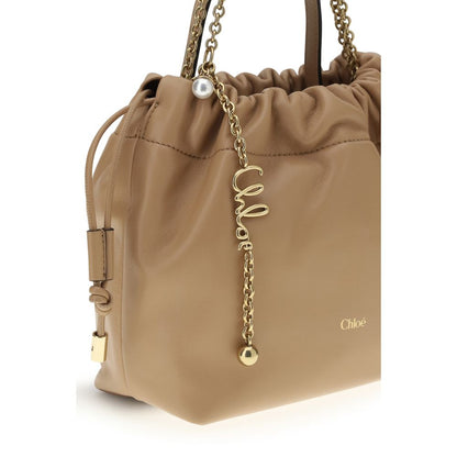 Chloé Beige Lamb Ovis Aries Shoulder Bag - HBPS Beauty & Fashion