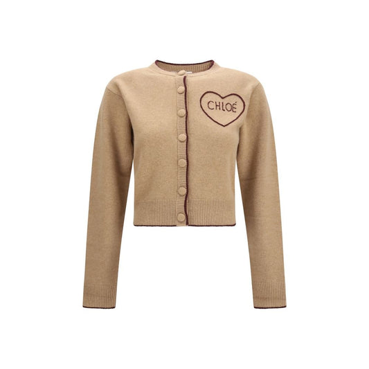 Chloé Beige Wool Oves Aries Cardigan - HBPS Beauty & Fashion