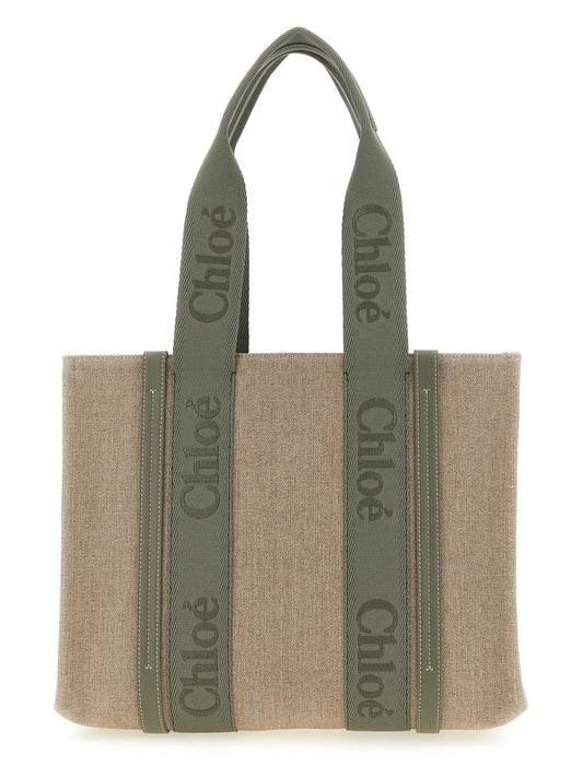 Chloé Bicolor Linen Tote Bag - HBPS Beauty & Fashion