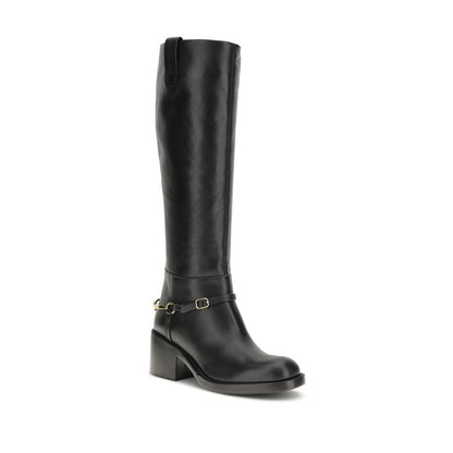 Chloé Black Calf Leather Bos Taurus Lace-Up Boots - HBPS Beauty & Fashion