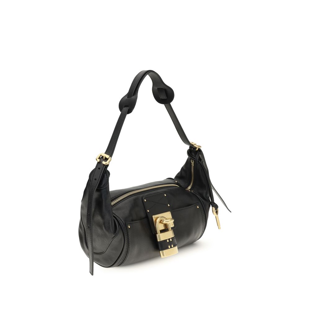 Chloé Black Calf Leather Bos Taurus Shoulder Bag - HBPS Beauty & Fashion