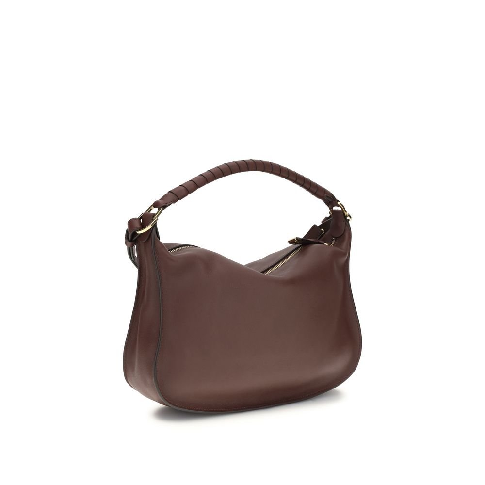 Chloé Bordeaux Calf Leather Bos Taurus Shoulder Bag - HBPS Beauty & Fashion