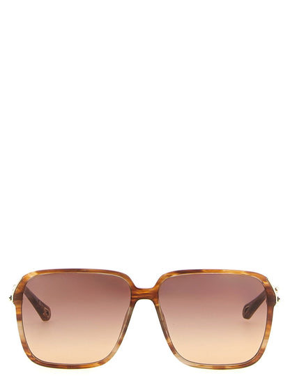 Chloé Brown Acetate Sunglasses - HBPS Beauty & Fashion