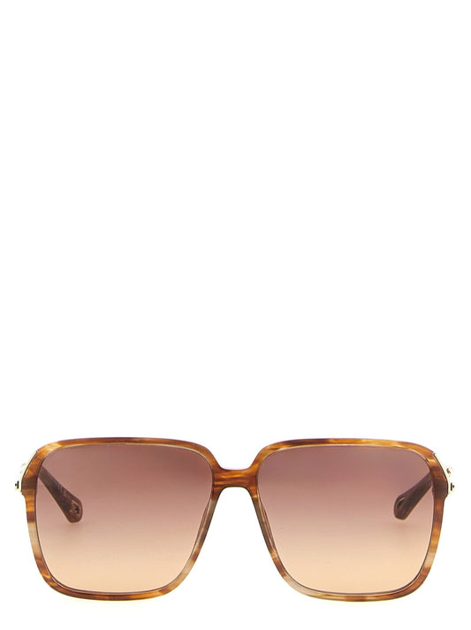 Chloé Brown Acetate Sunglasses - HBPS Beauty & Fashion