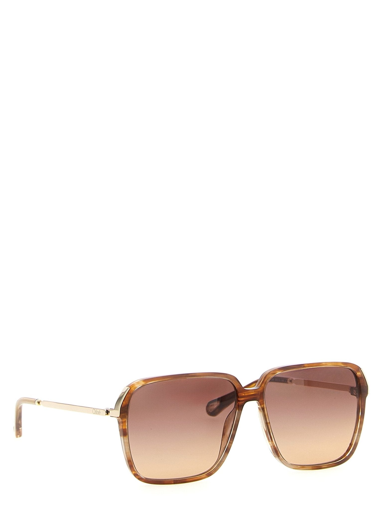Chloé Brown Acetate Sunglasses - HBPS Beauty & Fashion