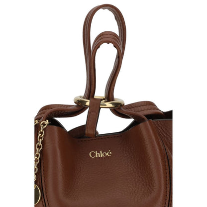 Chloé Brown Calf Leather Bos Taurus Shoulder Bag - HBPS Beauty & Fashion