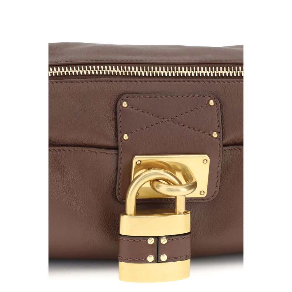 Chloé Brown Calf Leather Bos Taurus Shoulder Bag - HBPS Beauty & Fashion
