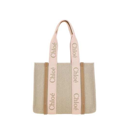 Chloé Brown Linen Shoulder Bag - HBPS Beauty & Fashion