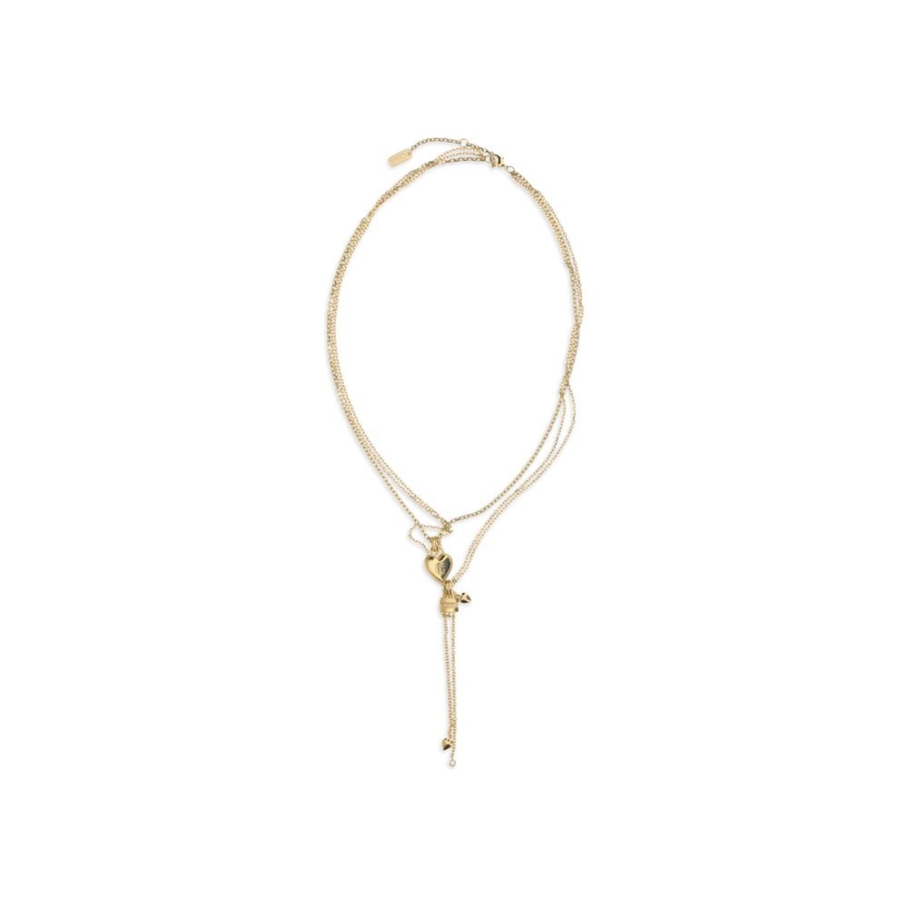 Chloé Gold Brass Necklace - HBPS Beauty & Fashion