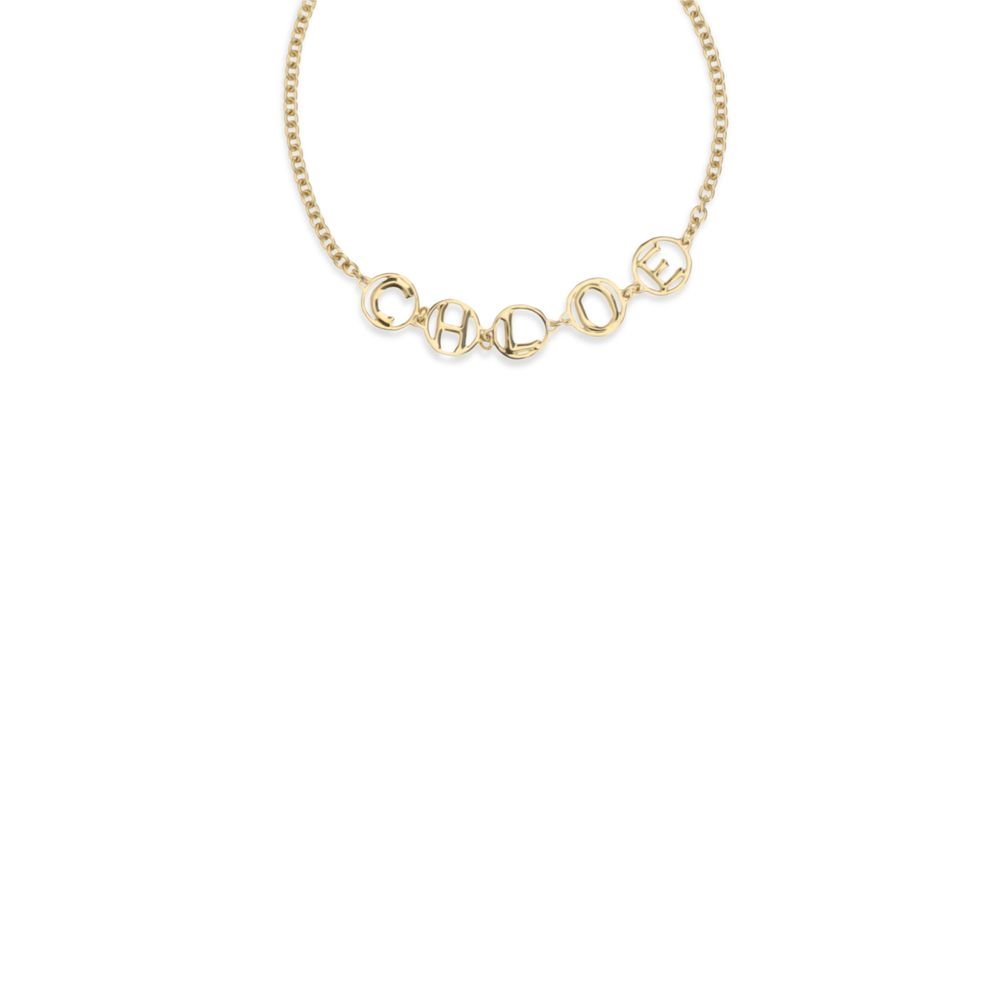 Chloé Gold Brass Necklace - HBPS Beauty & Fashion