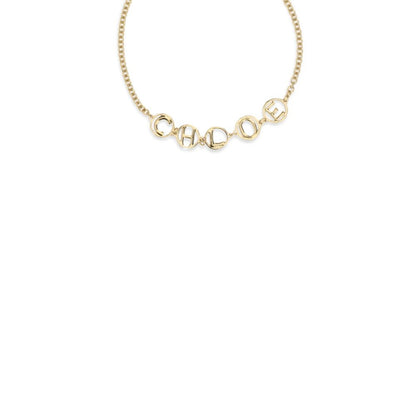 Chloé Gold Brass Necklace - HBPS Beauty & Fashion