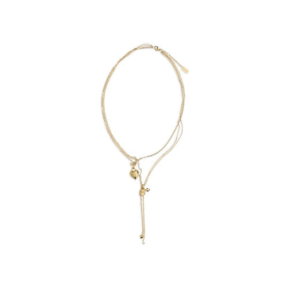 Chloé Gold Brass Necklace - HBPS Beauty & Fashion