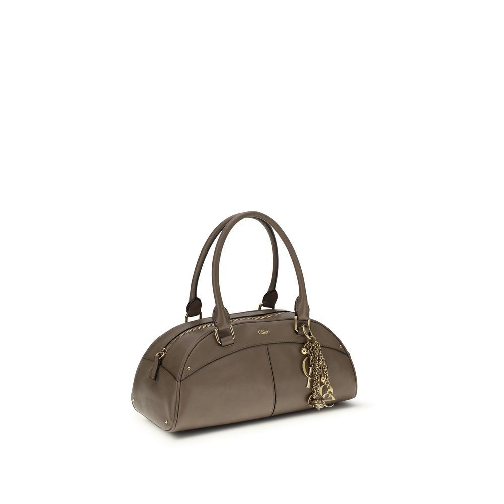 Chloé Gray Calf Leather Bos Taurus Handbag - HBPS Beauty & Fashion