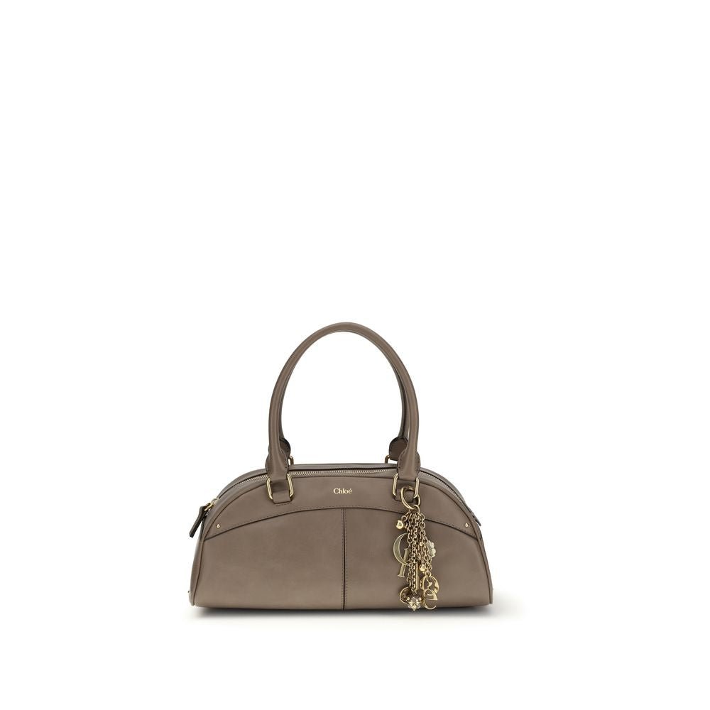 Chloé Gray Calf Leather Bos Taurus Handbag - HBPS Beauty & Fashion