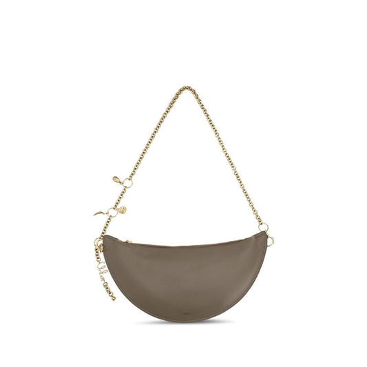 Chloé Gray Calf Leather Bos Taurus Shoulder Bag - HBPS Beauty & Fashion