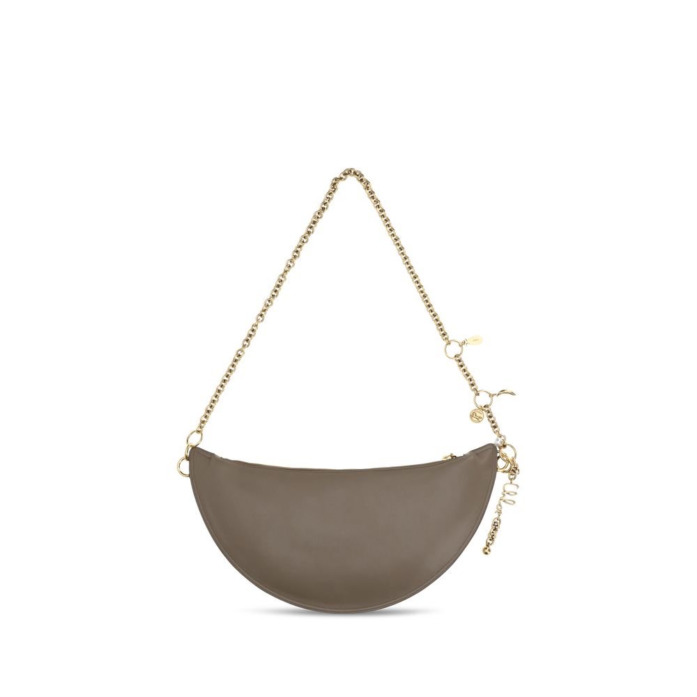 Chloé Gray Calf Leather Bos Taurus Shoulder Bag - HBPS Beauty & Fashion
