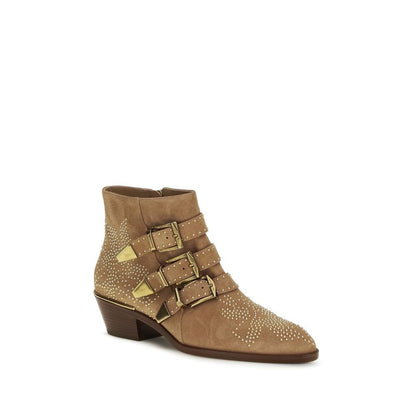 Chloé Multicolor Calf Leather Bos Taurus Ankle Boots - HBPS Beauty & Fashion