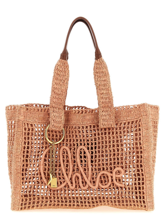 Chloé Multicolor Raffia Tote Bag - HBPS Beauty & Fashion