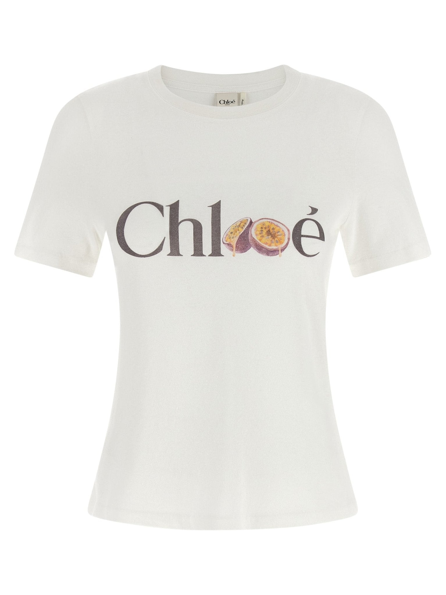 Chloé White Cotton T-Shirt - HBPS Beauty & Fashion