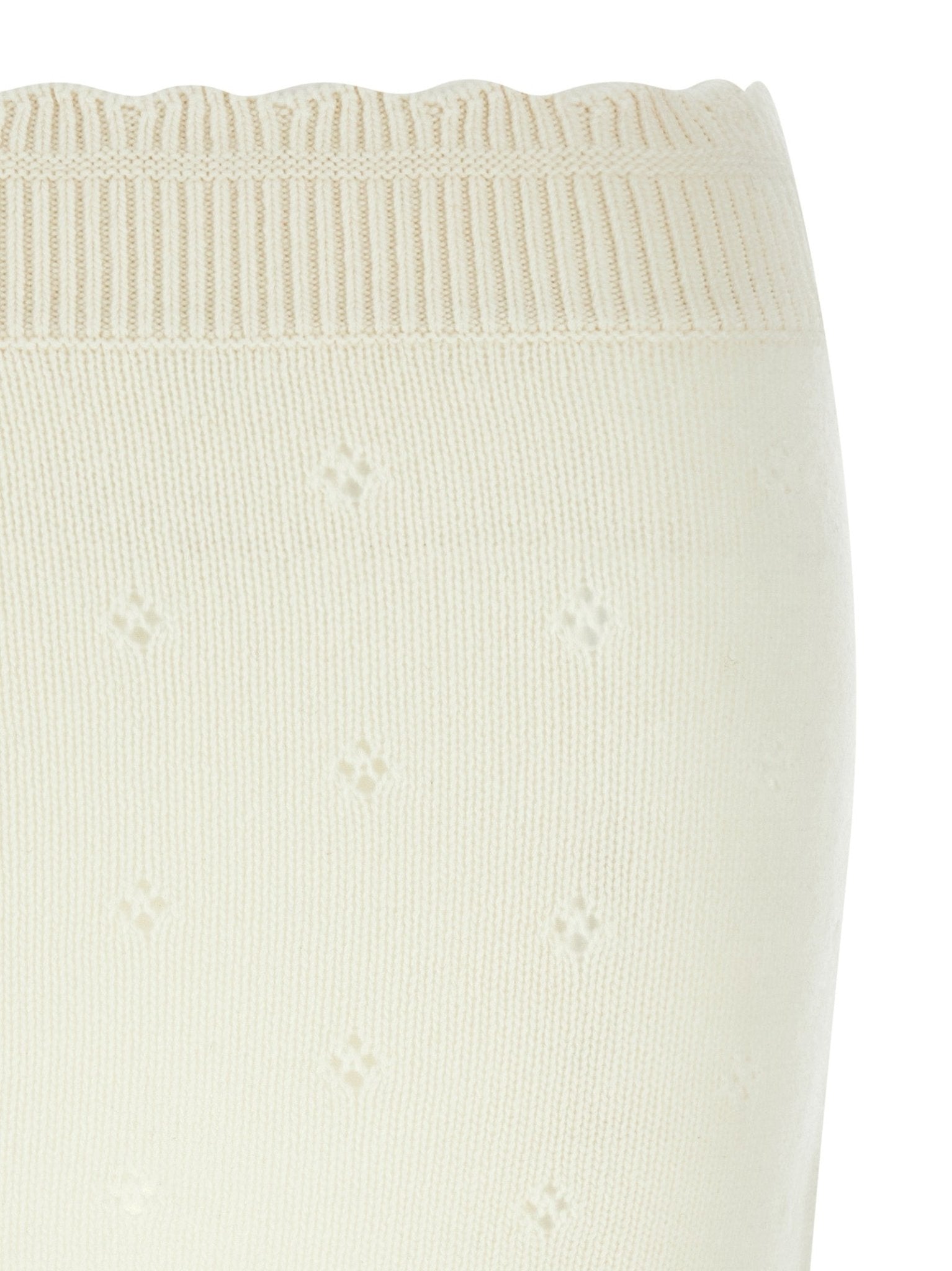 Chloé White Wool Long Skirt - HBPS Beauty & Fashion