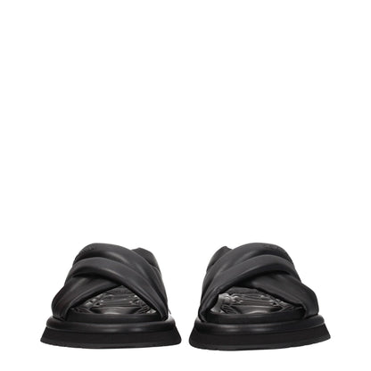 Claquettes Dolce & Gabbana Noir Cuir Logo Homme – Authentiques | HBPS Fashion - HBPS Beauty & Fashion