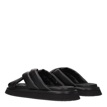 Claquettes Dolce & Gabbana Noir Cuir Logo Homme – Authentiques | HBPS Fashion - HBPS Beauty & Fashion