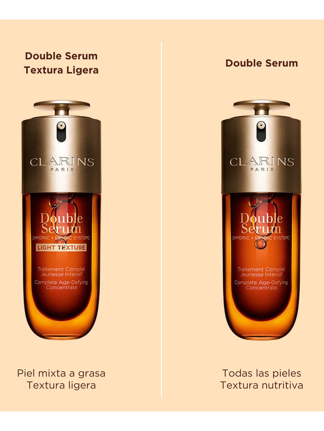 Clarins – Double Serum Light Sérum Anti-Âge Texture Légère | 50ml & 75ml - HBPS Beauty & Fashion