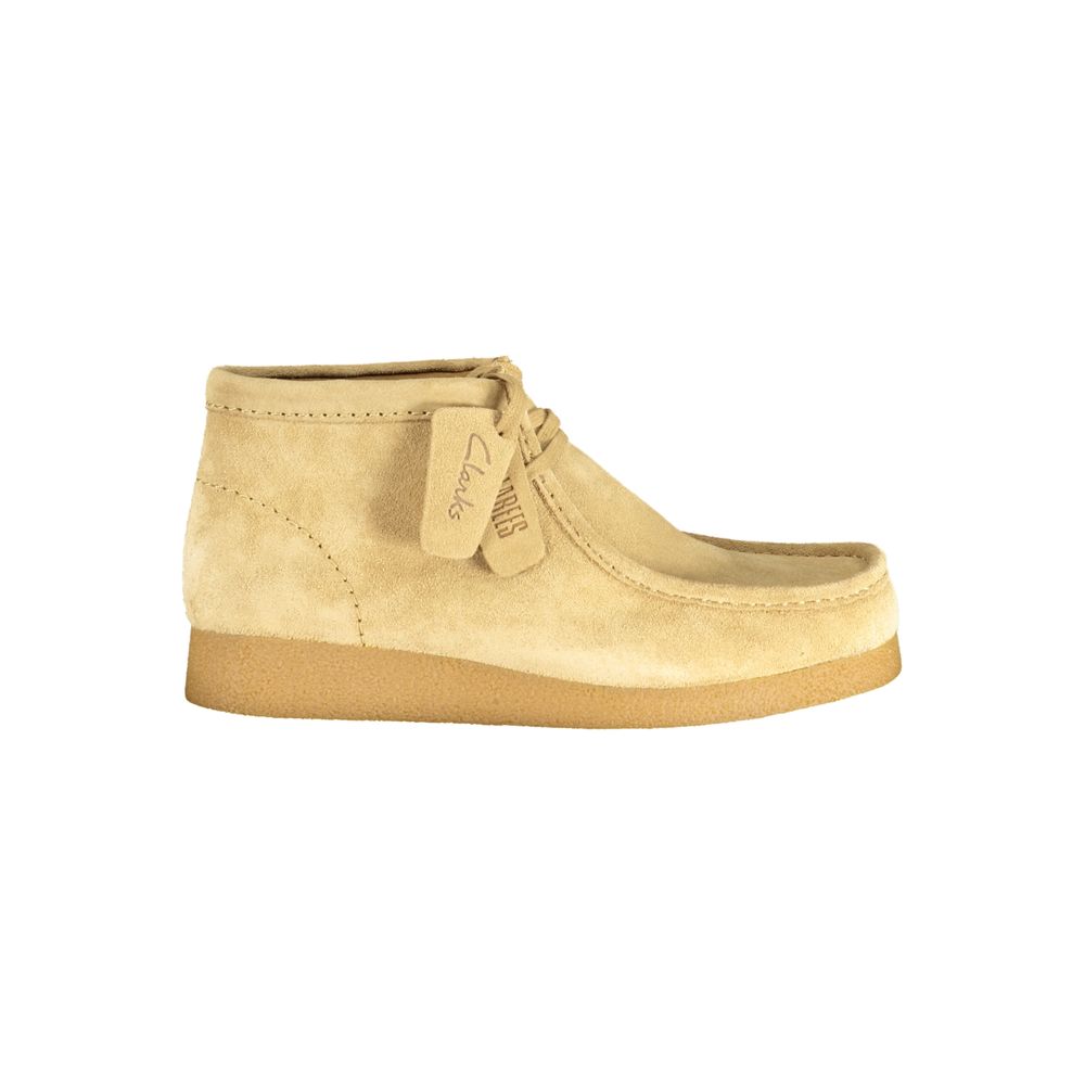 Clarks Beige Suede Men Sneaker - HBPS Beauty & Fashion