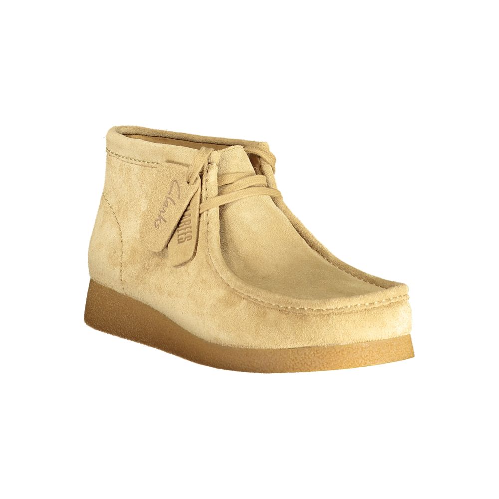 Clarks Beige Suede Men Sneaker - HBPS Beauty & Fashion