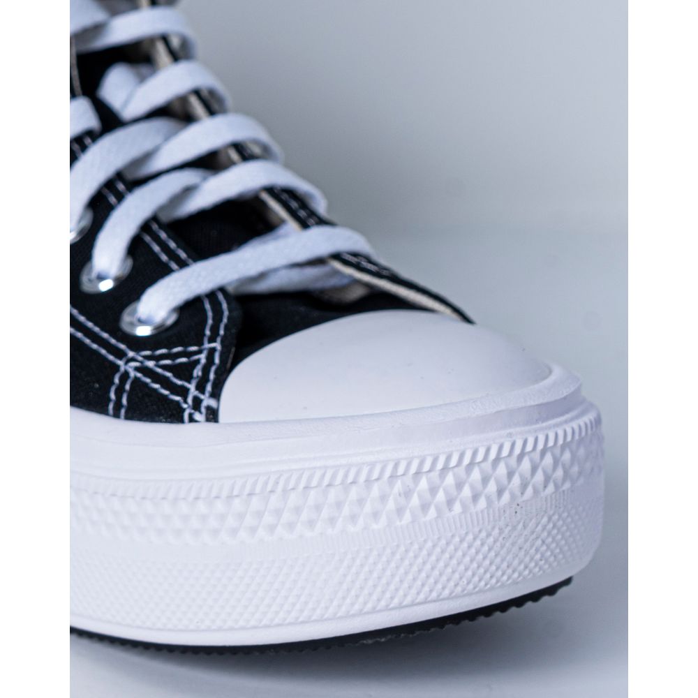 Converse Black Cotton Platform Sneakers - HBPS Beauty & Fashion