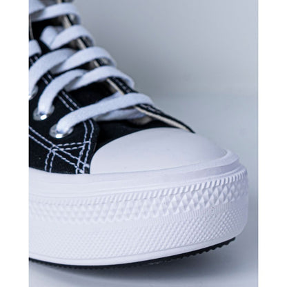 Converse Black Cotton Platform Sneakers - HBPS Beauty & Fashion