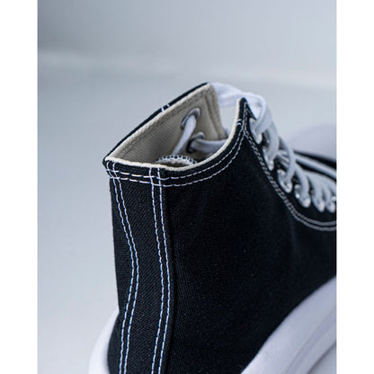 Converse Black Cotton Platform Sneakers - HBPS Beauty & Fashion