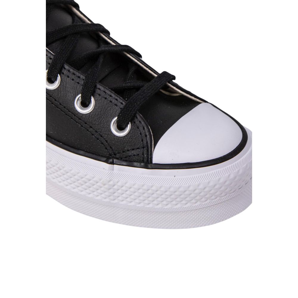 Converse Black Polyethylene Platform Sneakers - HBPS Beauty & Fashion