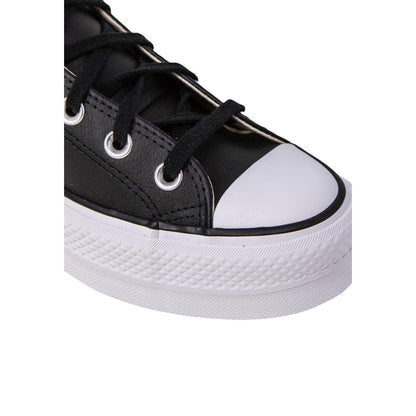 Converse Black Polyethylene Platform Sneakers - HBPS Beauty & Fashion