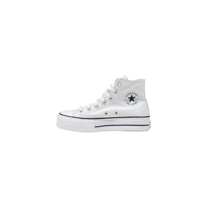Converse White Polyester Platform Sneakers - HBPS Beauty & Fashion