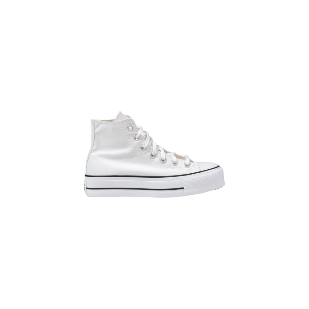 Converse White Polyester Platform Sneakers - HBPS Beauty & Fashion